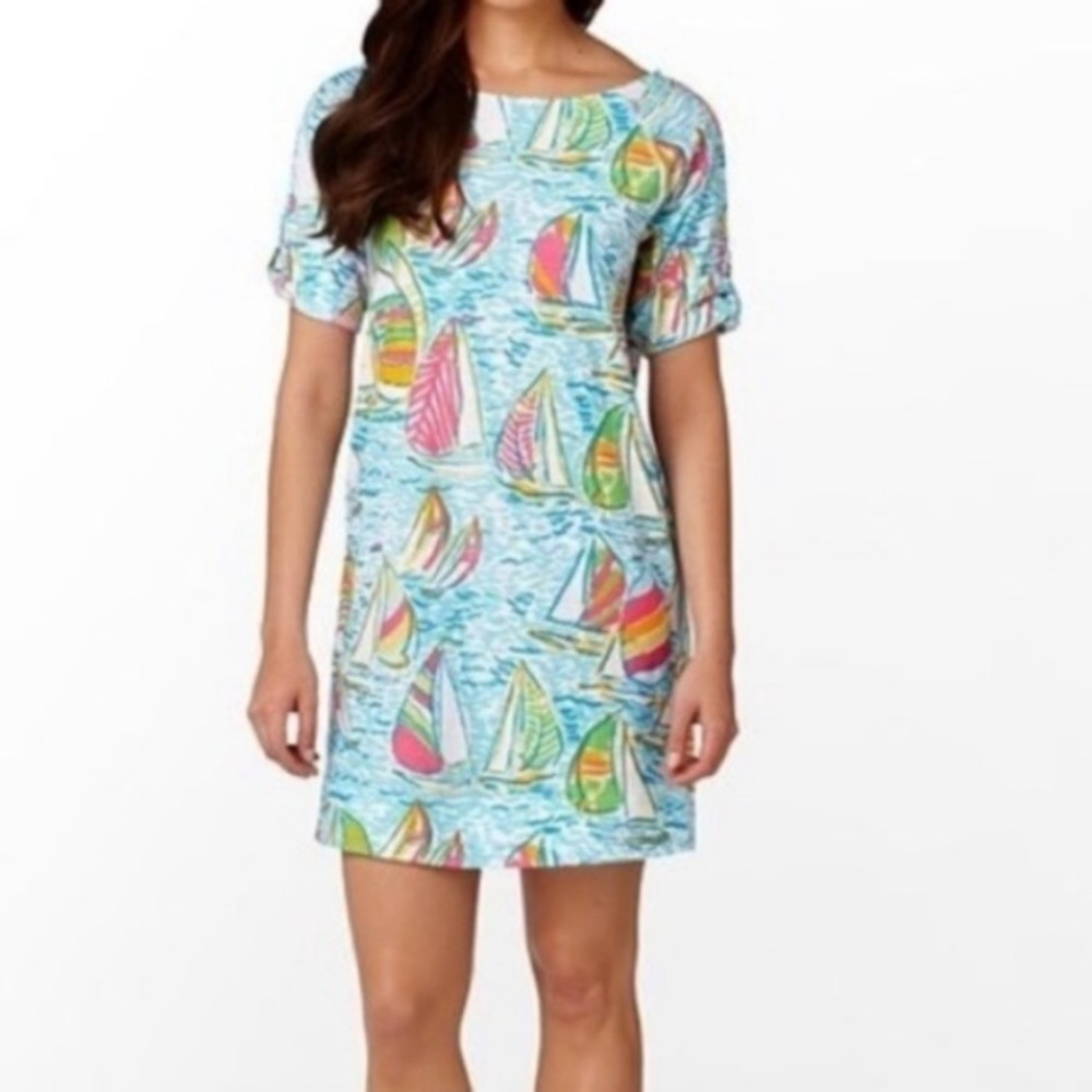 Lilly Pulitzer “You Gotta Regatta” dress.